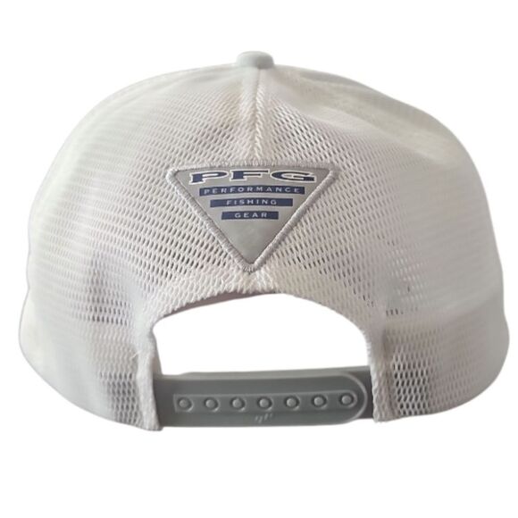 Columbia Mesh Trucker Hat PFG Performance Fishing Cap Gray Adjustable Unisex - Picture 4 of 11
